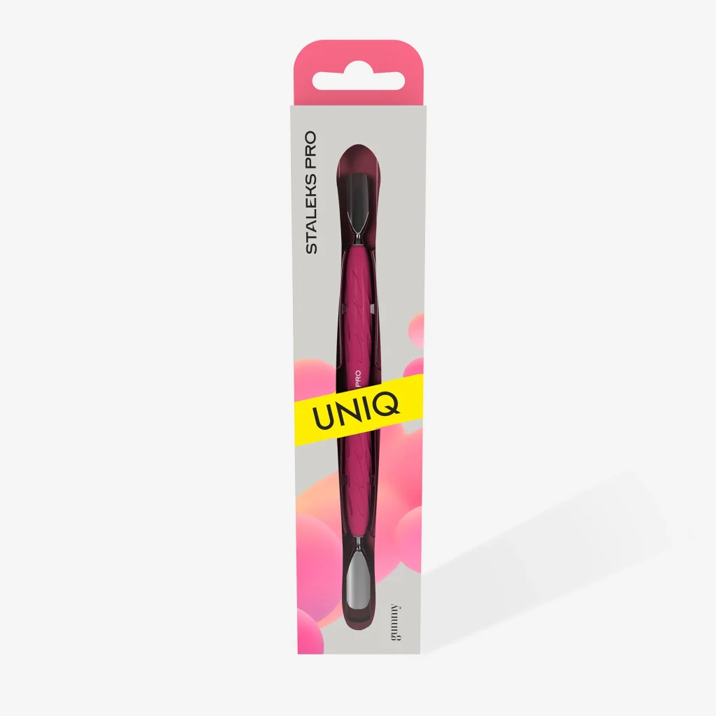 Empujador Para Manicura Con Mango De Silicona "Gummy" UNIQ 10 TYPE 1 - Imagen 4