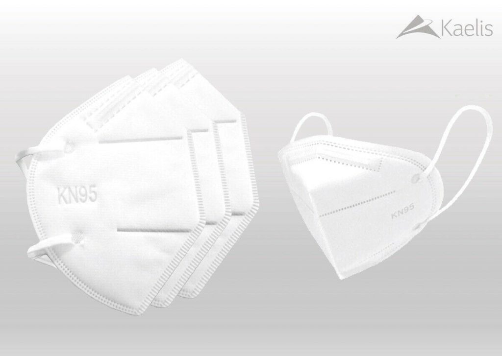 Paquete 10 unidades Mascarilla Kn95 Sin valvula FFp2