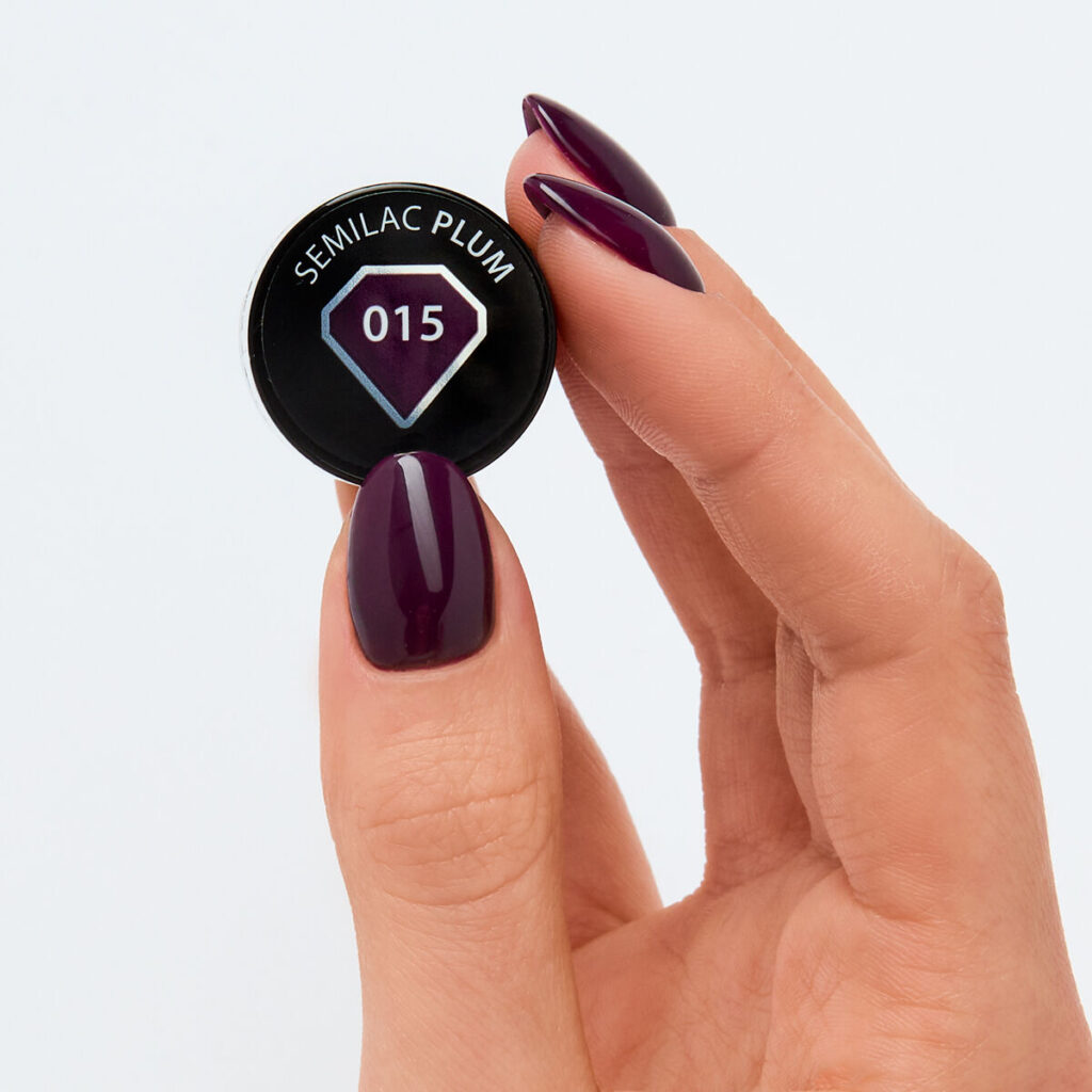 Semilac 015 Plum 7 ml - Imagen 2