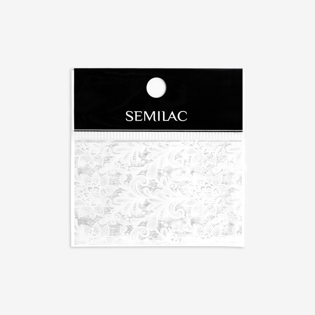 23 Semilac Transfer Foil White Lace