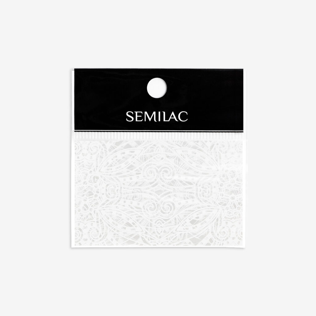 15 Foil Semilac White Lace
