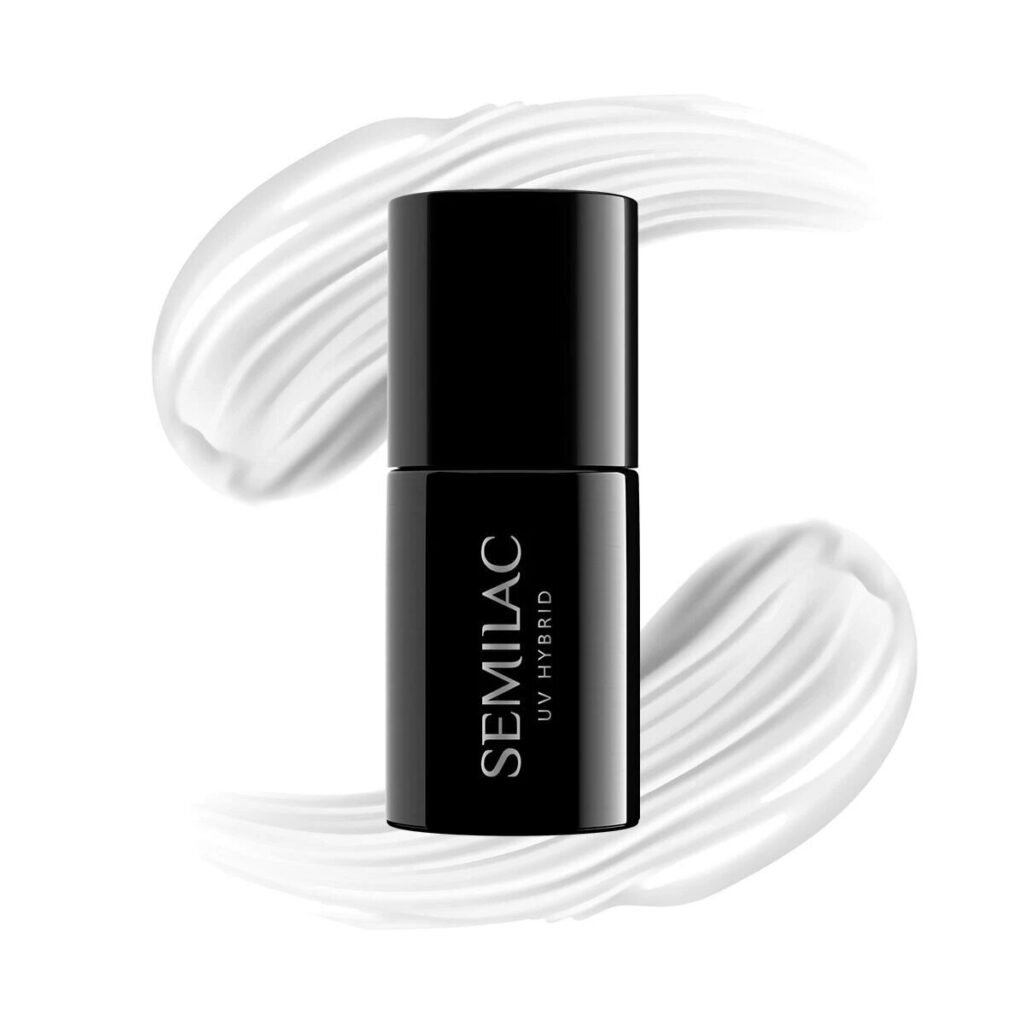 Semilac 001 Strong White 7 ml - Imagen 4