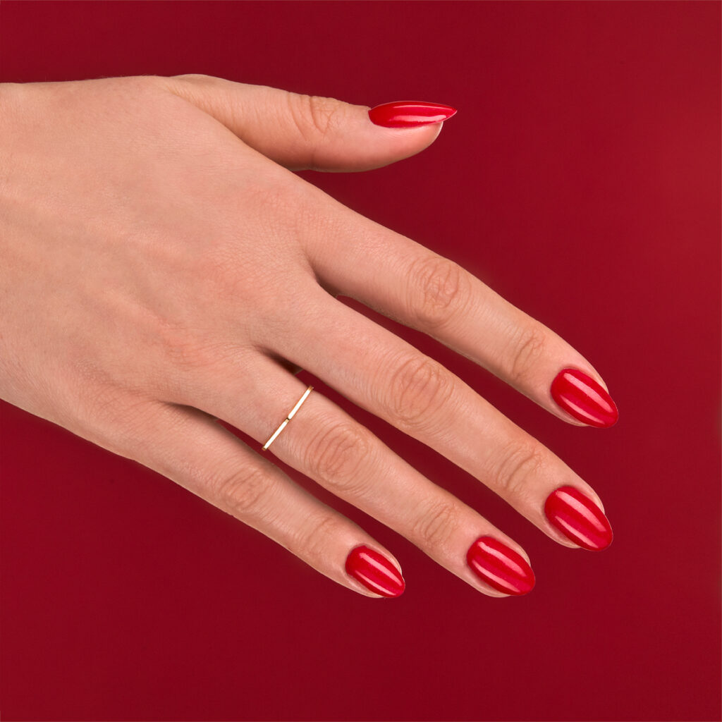 Semilac 025 Glitter Red 7 ml - Imagen 3