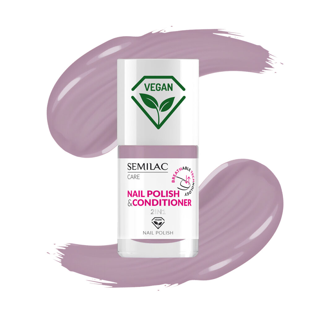 Semilac C-033 Esmalte clásico de uñas con acondicionador 2en1 Breathable Technology