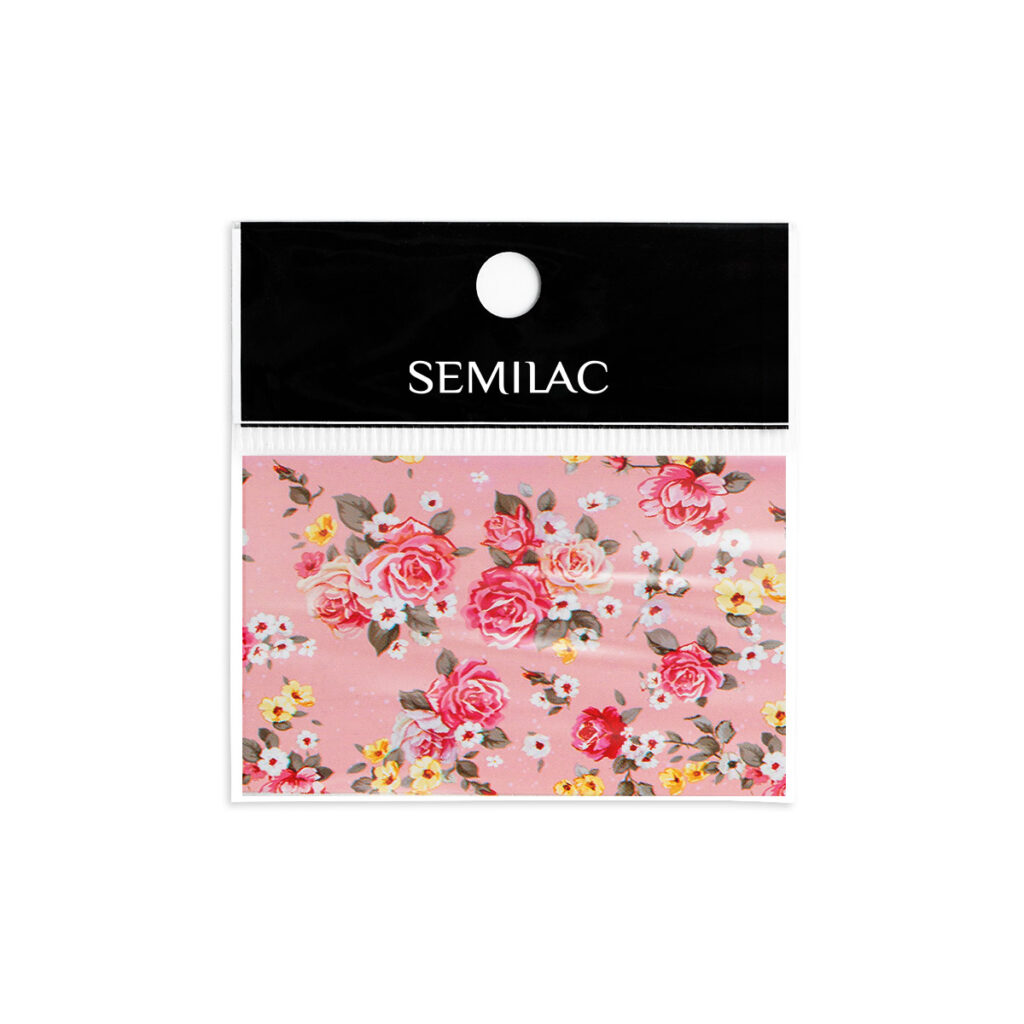 29 Semilac Flowers transfer foil