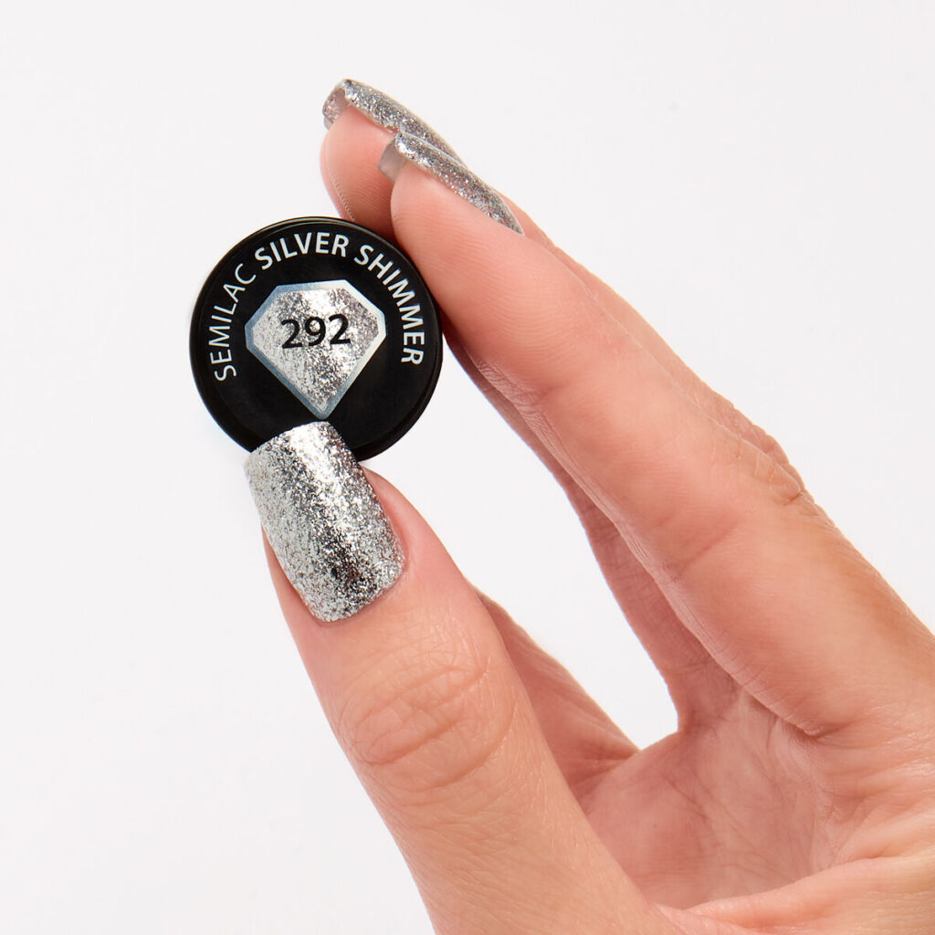 Semilac 292 Silver Shimmer 7 ml - Imagen 2