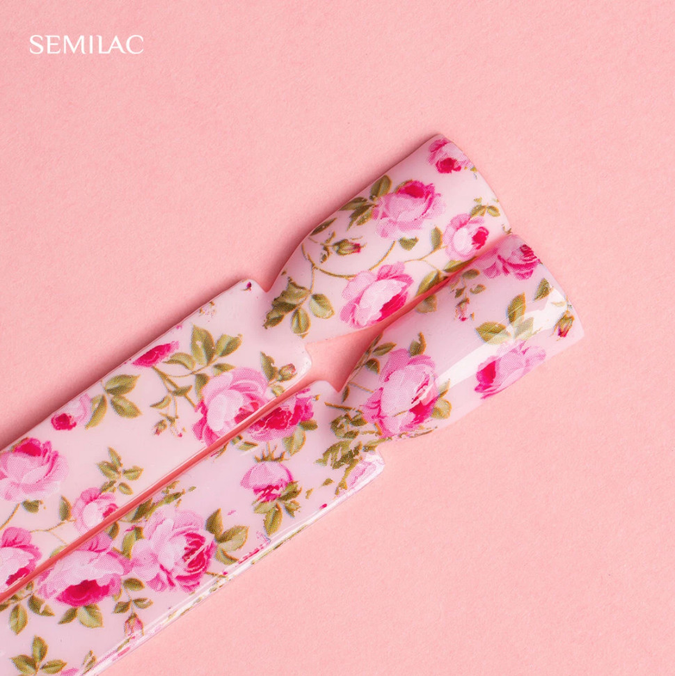 32 Semilac Blooming Flowers transfer foil - Imagen 3