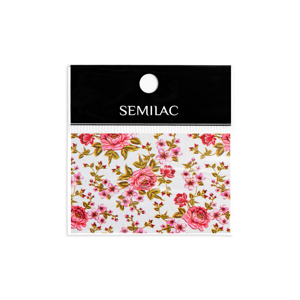 34 Semilac Blooming Flowers transfer foil
