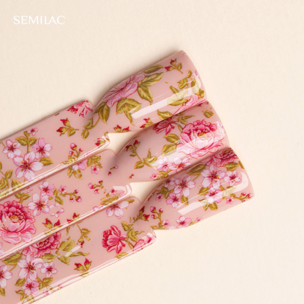 34 Semilac Blooming Flowers transfer foil - Imagen 3