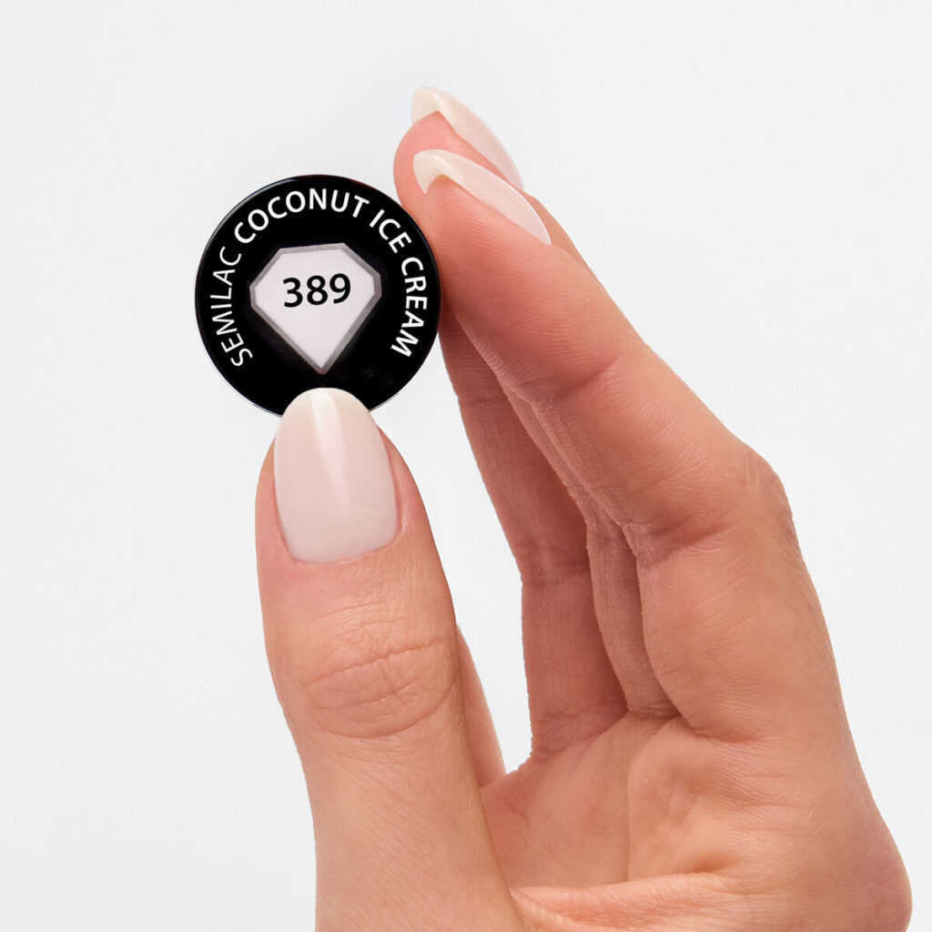Semilac 389 Coconut IceCream 7 ml - Imagen 2