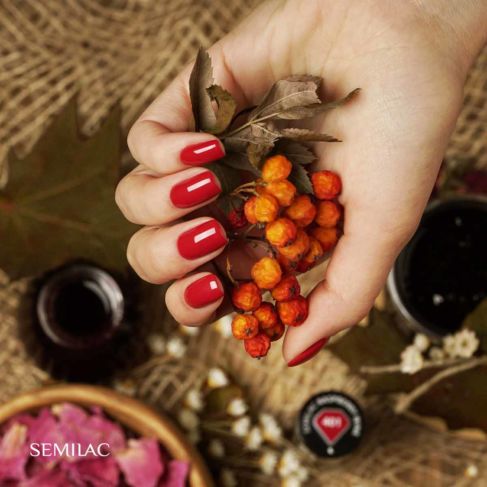 Semilac 401 Semilac Raspberry Wine 7 ml - Imagen 4