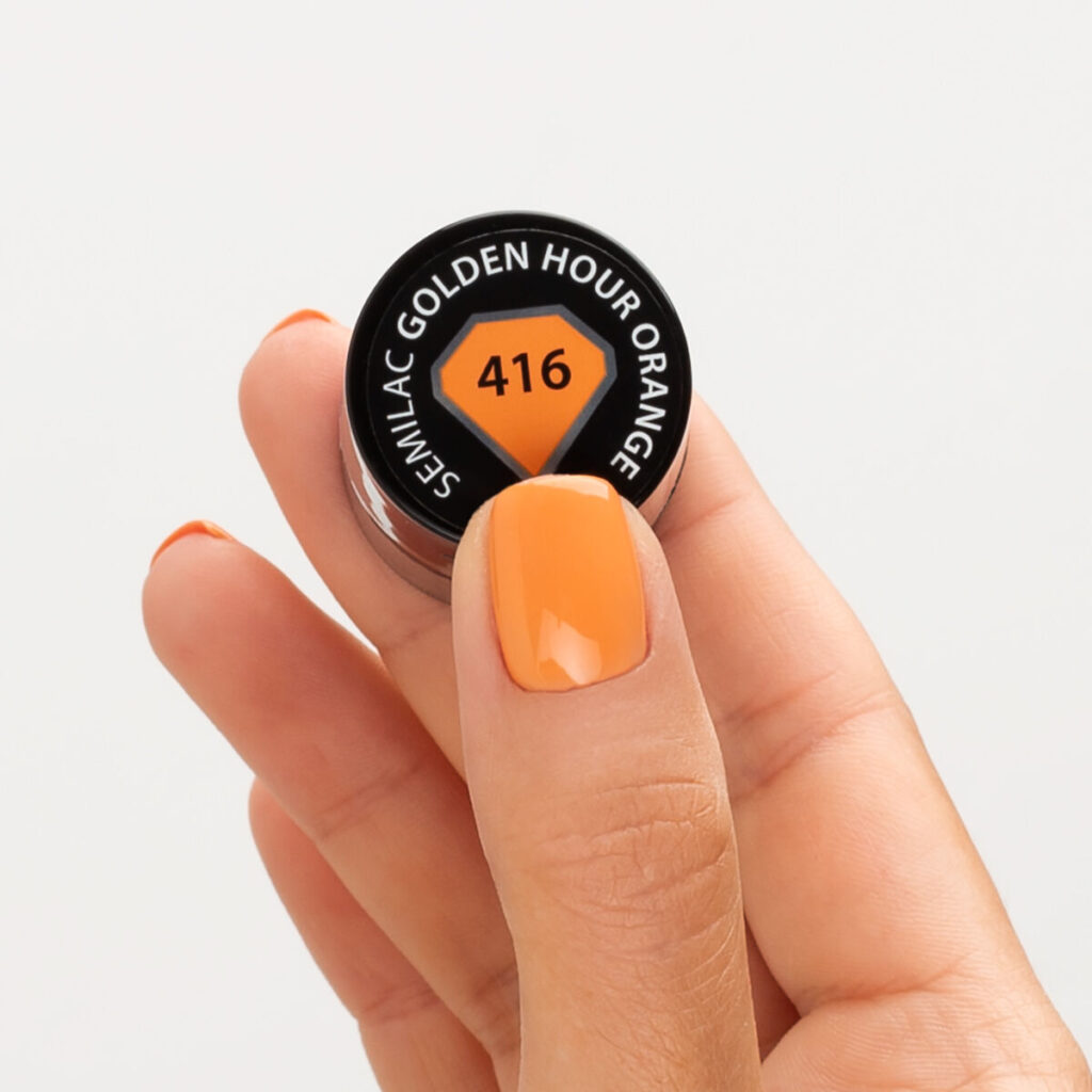 Semilac 416 Golden Hour Orange - 7ml - Imagen 2