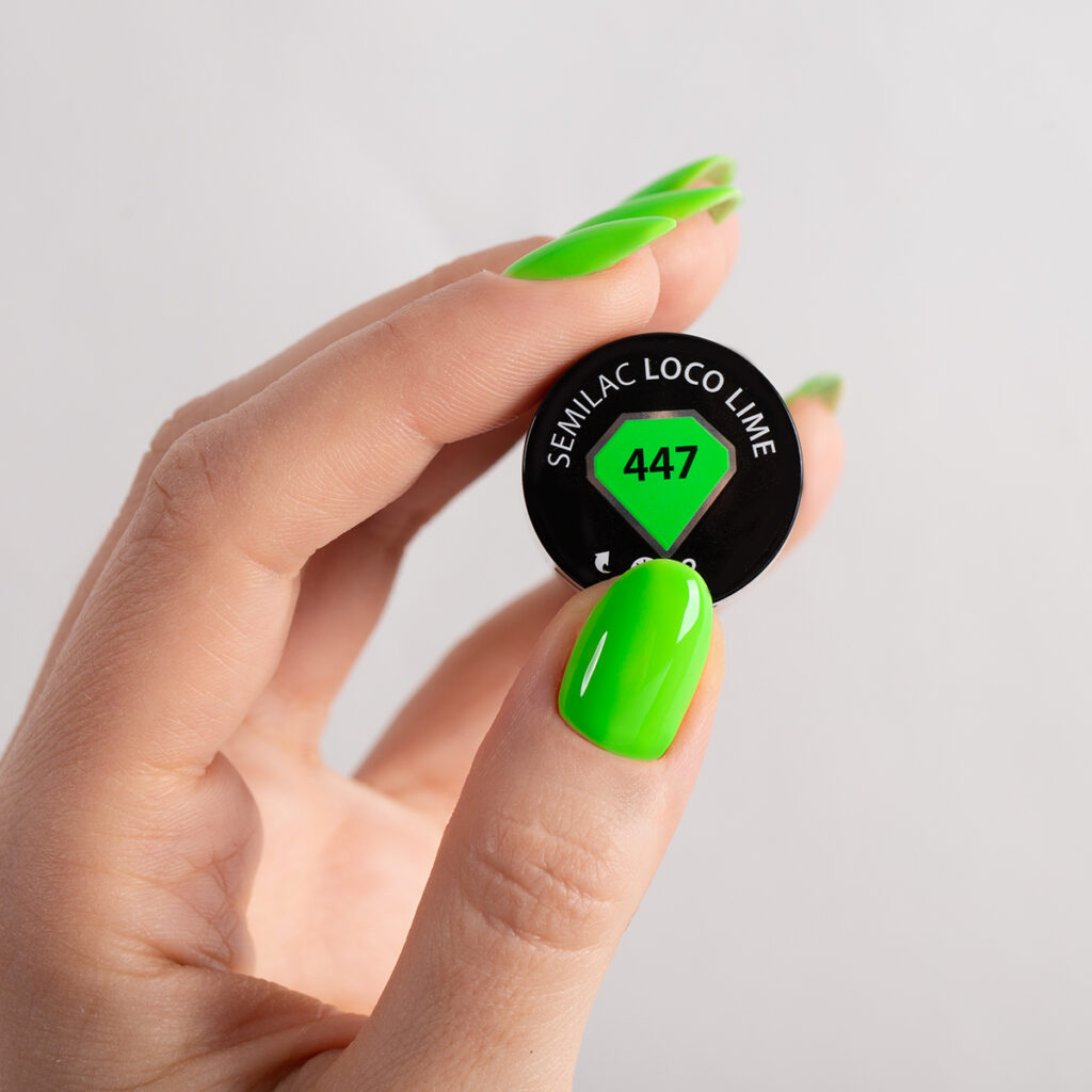 Semilac 447 Loco Lime 7 ml - Imagen 2