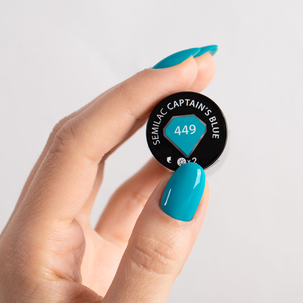 Semilac 449 Captain's Blue 7 ml - Imagen 2