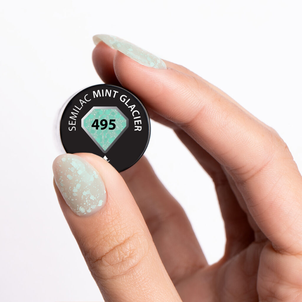 SEMILAC 495 Mint Glacier 7 ml - Imagen 2