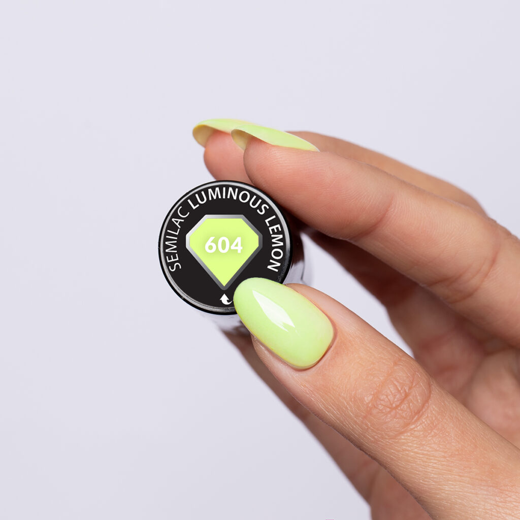 SEMILAC 604 Luminous Lemon 7 ml - Imagen 2