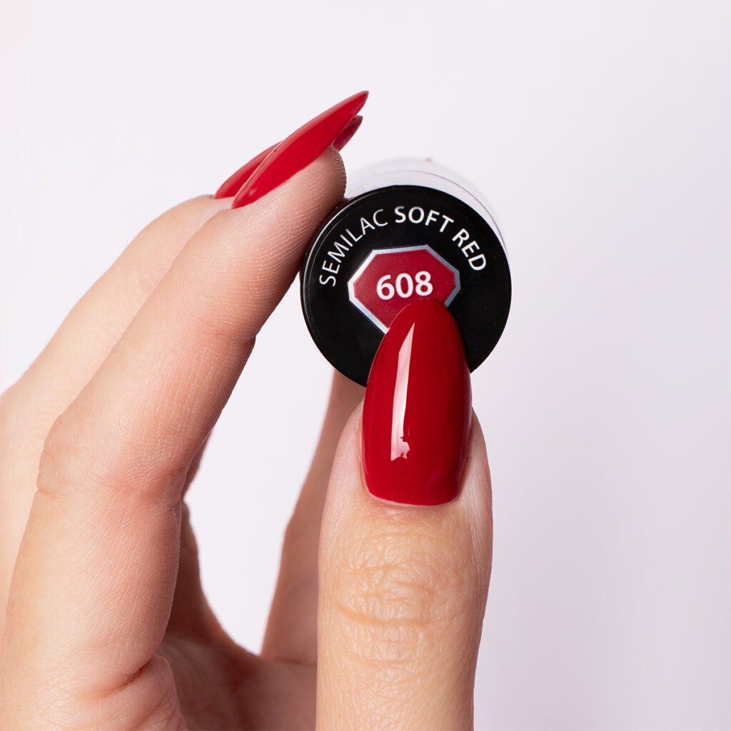 SEMILAC 608 Soft Red 7 ml - Imagen 3