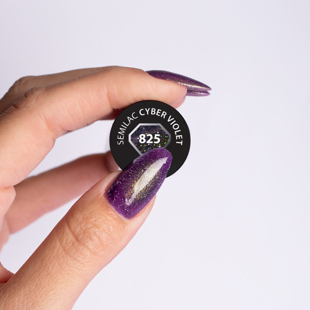 SEMILAC 825 Cyber Violet 7 ml - Imagen 3
