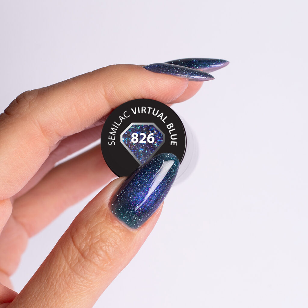 SEMILAC 826 Virtual Violet 7 ml - Imagen 3