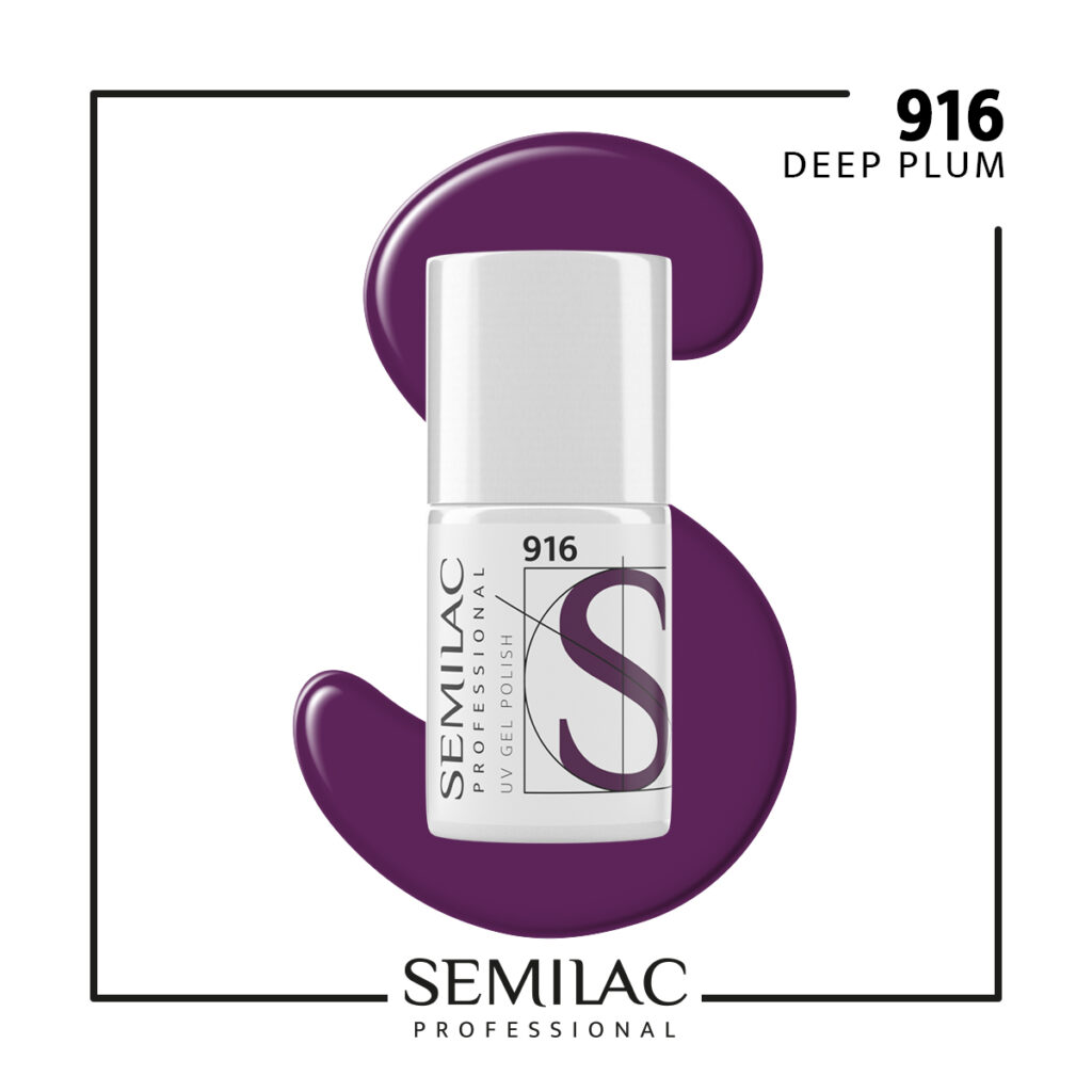 916 Semilac Professional Deep Plum 7ml