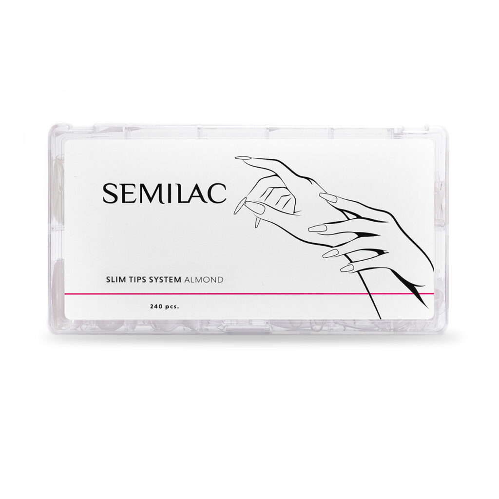 Semilac Slim Tips System Almond 240u