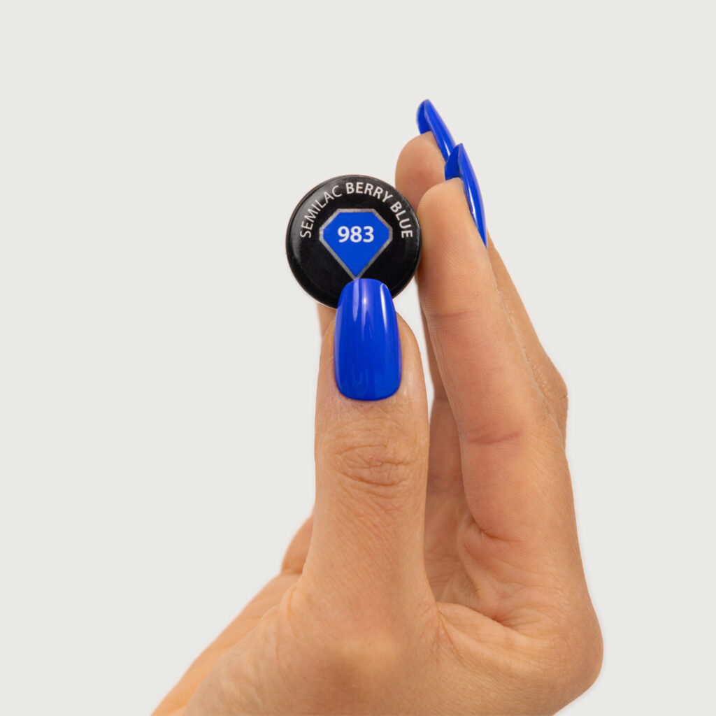 SEMILAC 983 Berry Blue 7 ml - Imagen 3