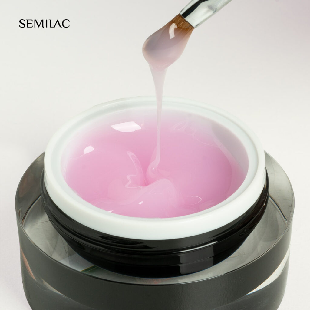 Semilac Builder Jelly Gel Clear Pink 15 g - Imagen 2
