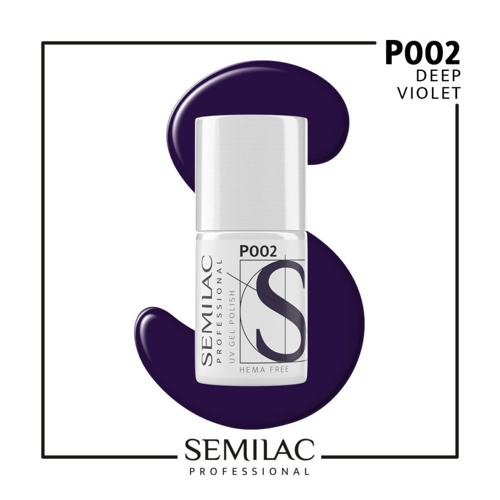 P002 Semilac Professional Deep Violet 7ml