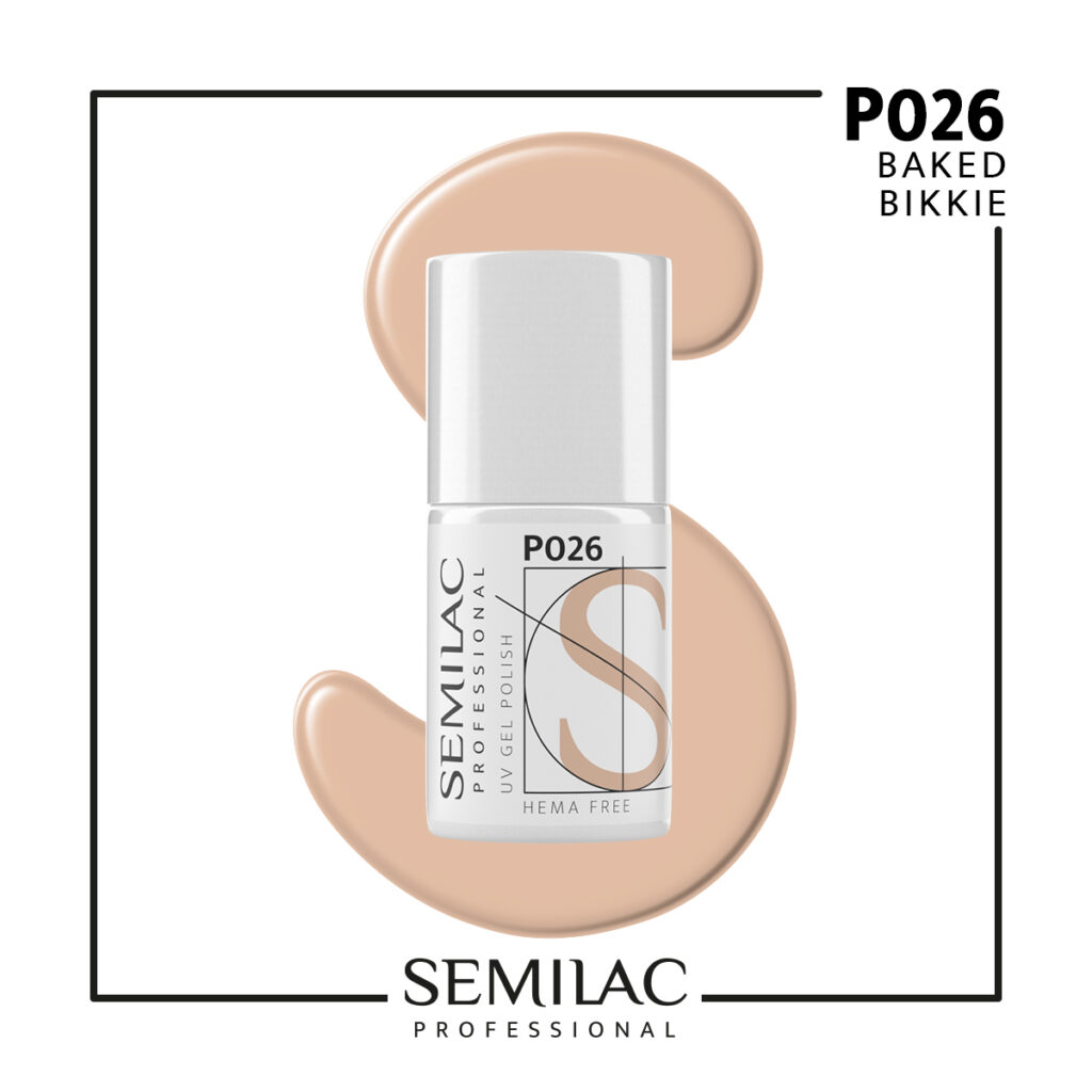 P026 Semilac Professional Baked Bikkie 7ml