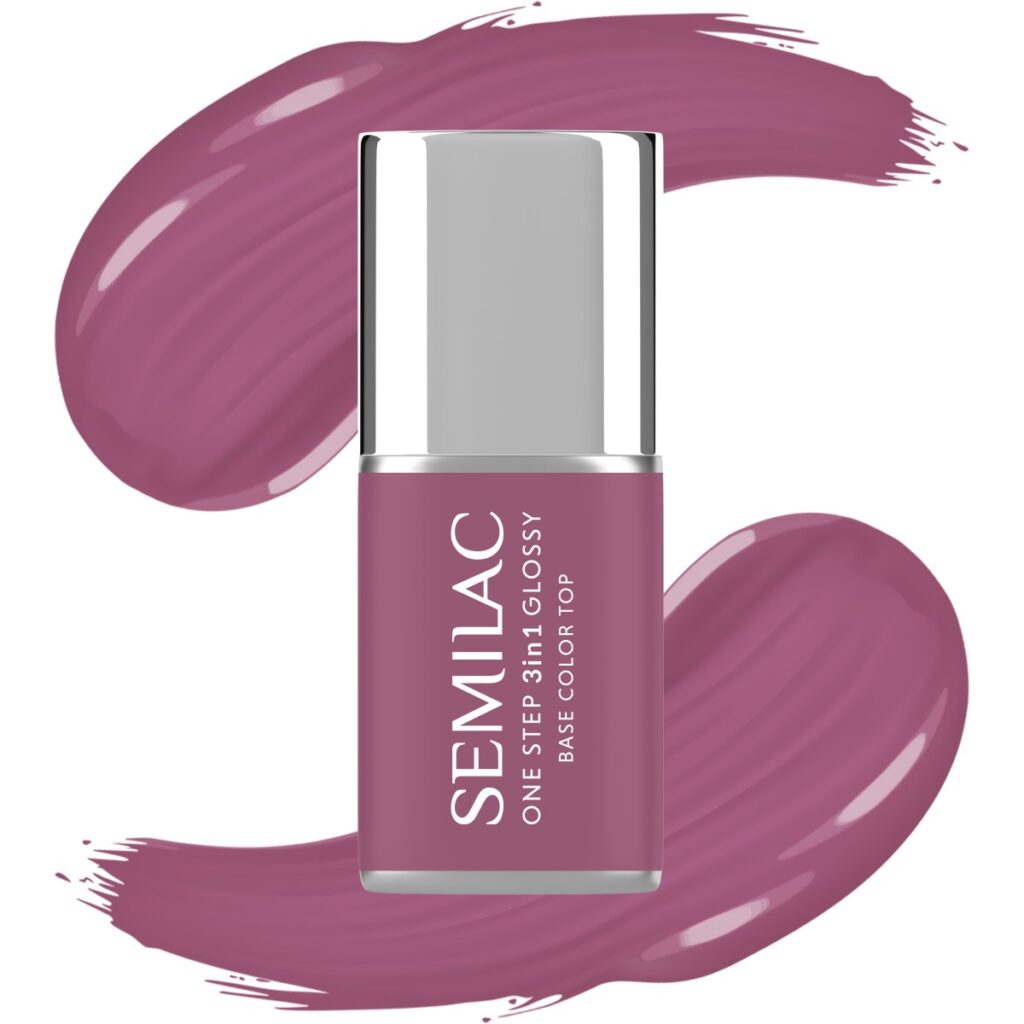 205 Semilac One Step Glossy Purple Beige 7 ml