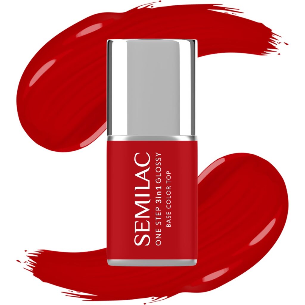 530 Semilac One Step Glossy Scarlet 7 ml