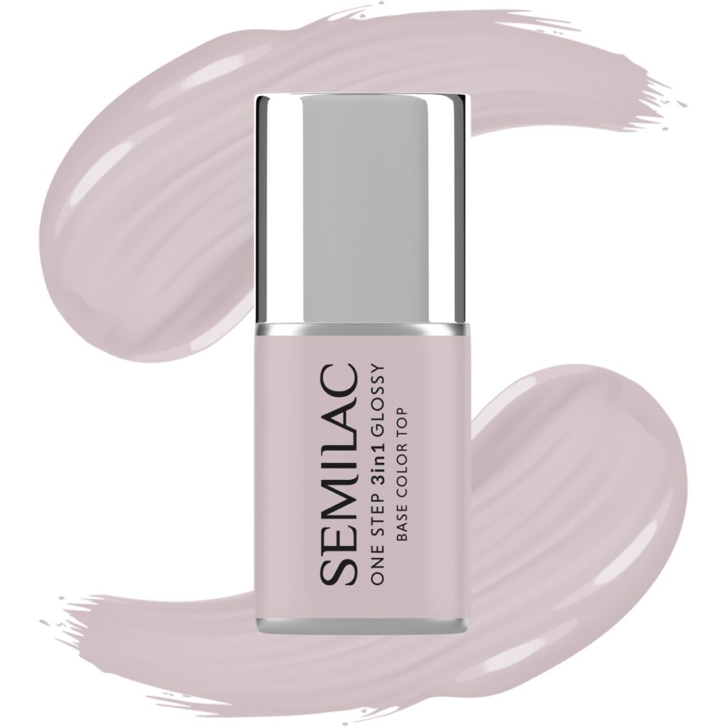 610 Semilac One Step Glossy Barely Pink 7 ml