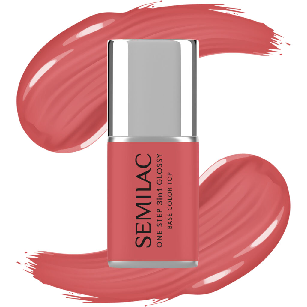 690 Semilac One Step Glossy Coral Pink 7 ml