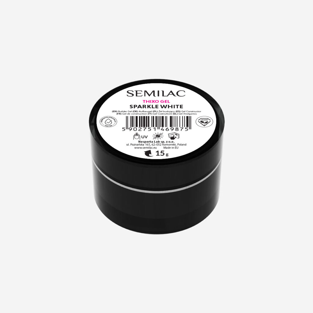 Semilac Thixo Gel Sparkle White 15 g