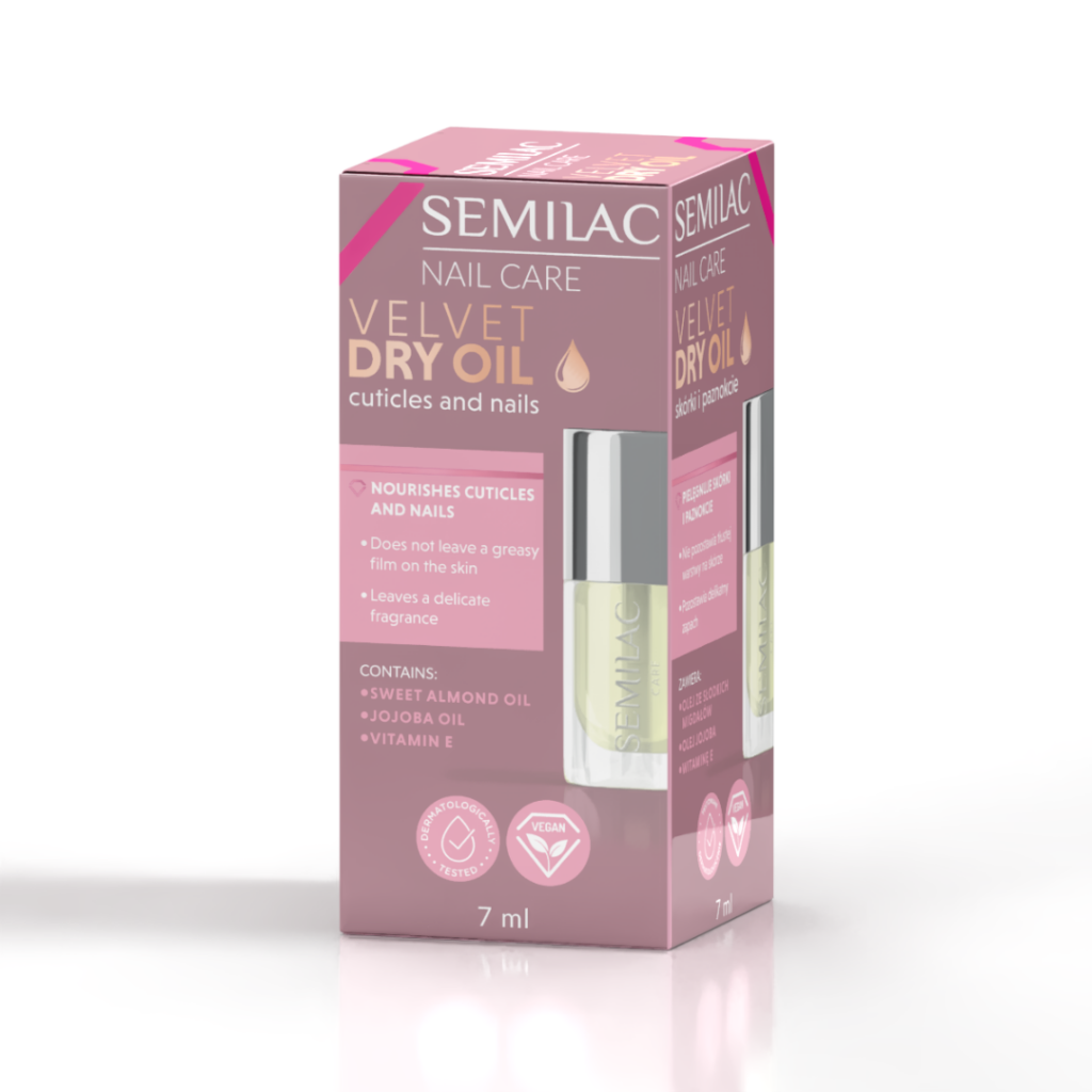 Semilac Velvet Dry Oil para Uñas y Cutículas 7 ml