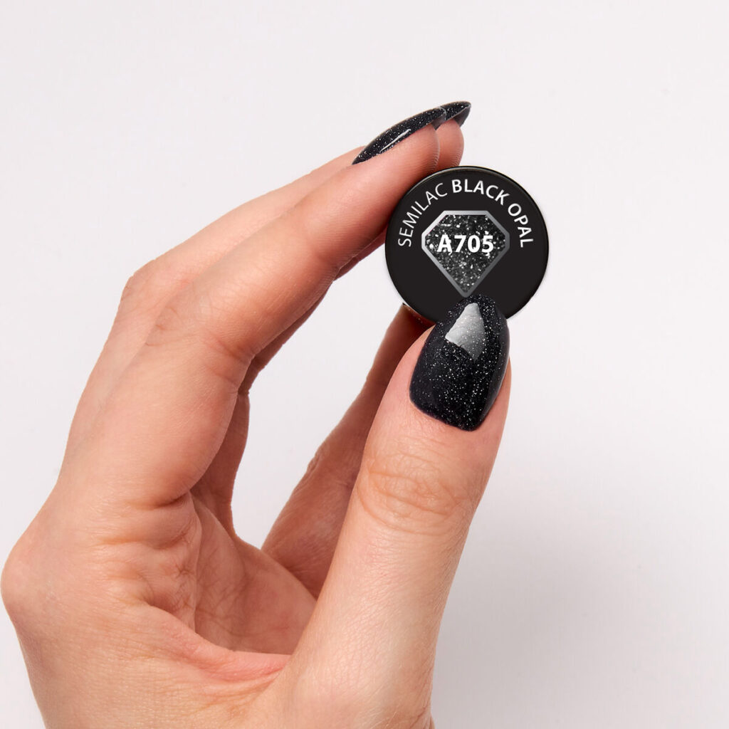 SEMILAC A705 Black Opal 7 ml - Imagen 4