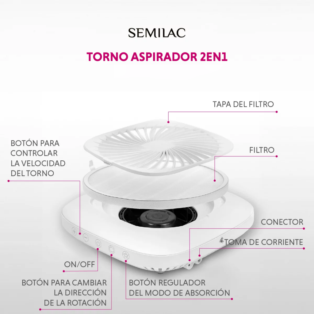 Semilac Torno+Aspirador 2 en 1 - Imagen 4