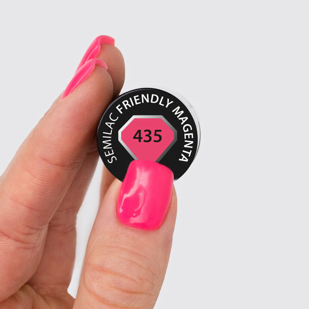 Semilac 435 Friendly Magenta 7 ml - Imagen 2