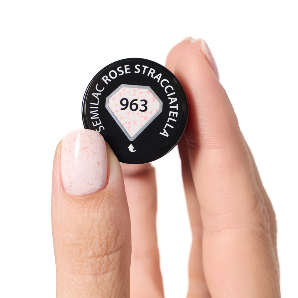 SEMILAC 963 Rose Stracciatella 7 ml - Imagen 4