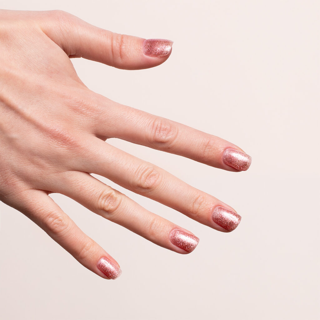 250 Semilac One Step Glossy Glitter Pink 7 ml - Imagen 2