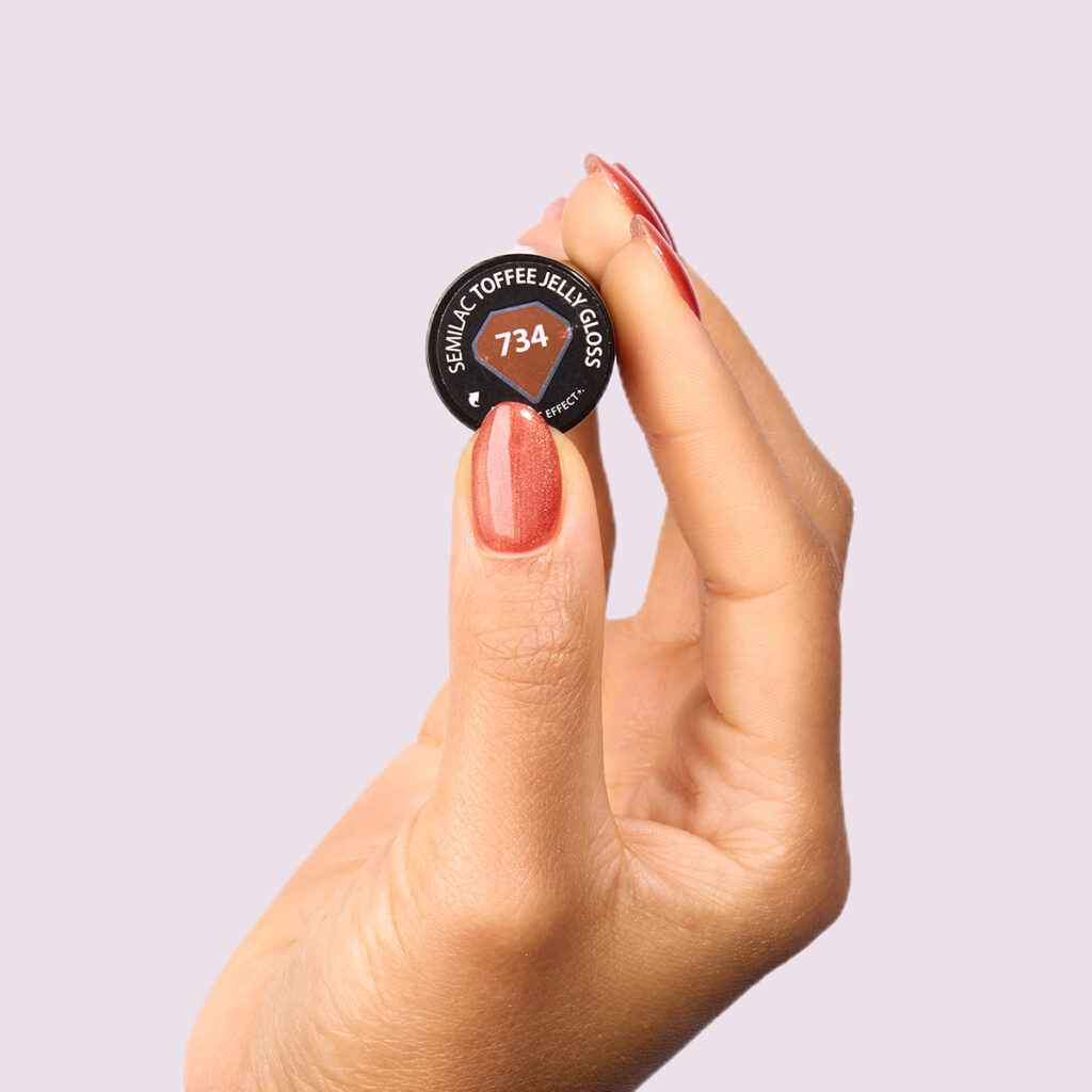 SEMILAC 734 Toffee Jelly Gloss 7 ml - Imagen 3