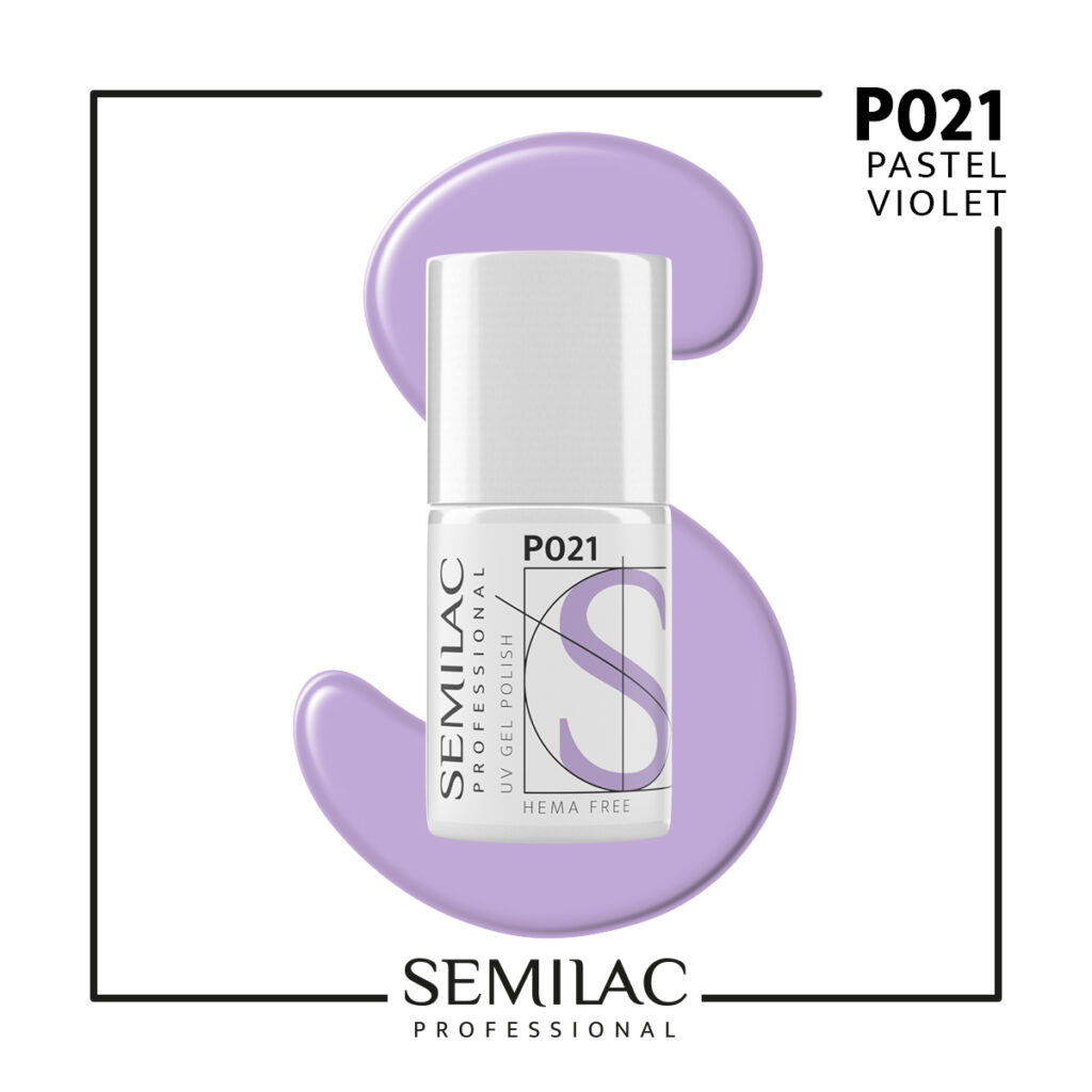 P021 Semilac Professional Pastel Violet 7ml