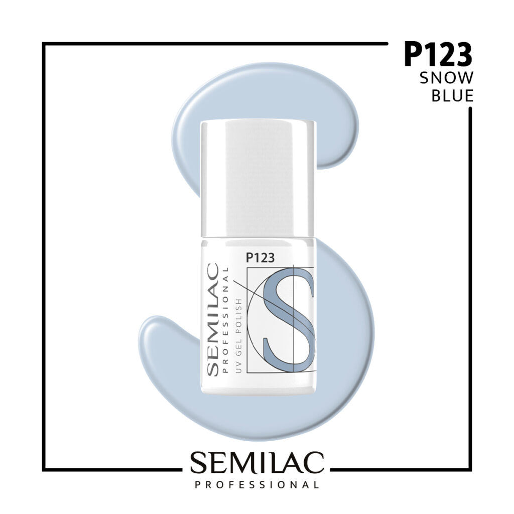 P123 Semilac Professional Snow Blue 7ml