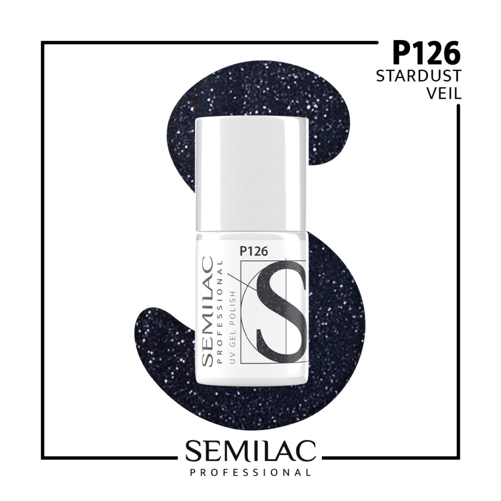 P126 Semilac Professional Stardust Veil 7ml