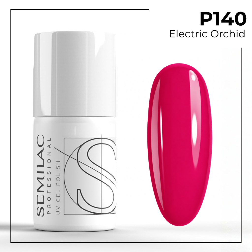 P140 Semilac Professional Electric Orchid 7 ml