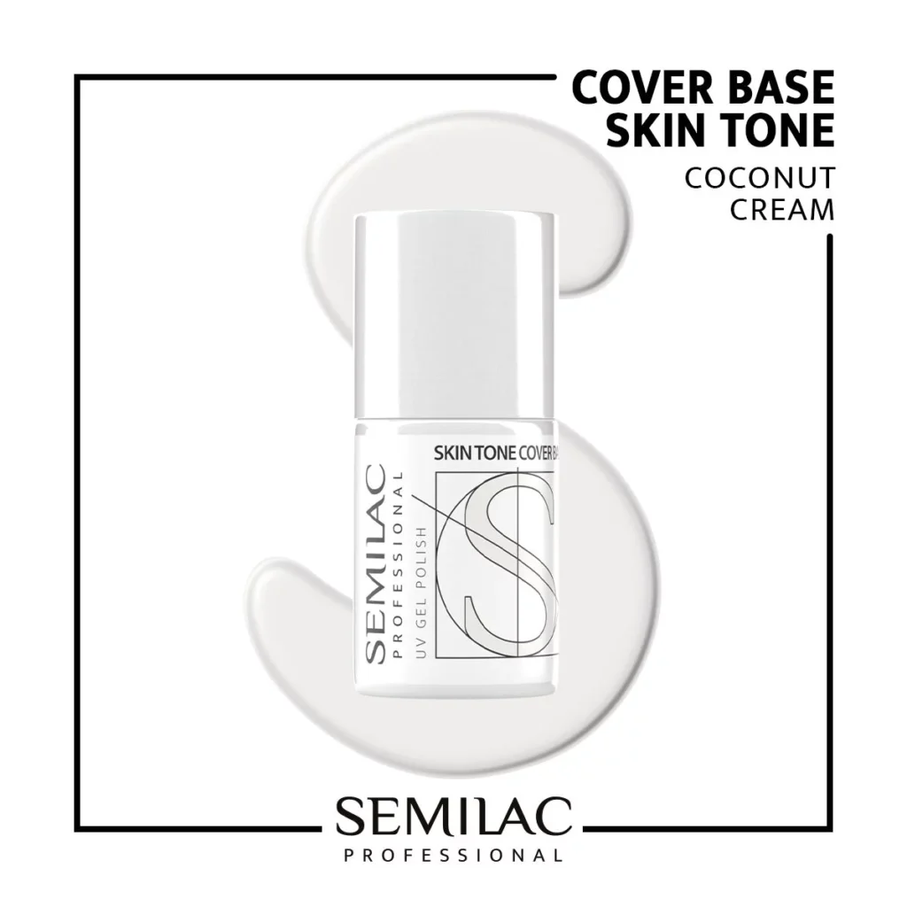 Semilac Professional Cover Base Coconut Cream 11ml