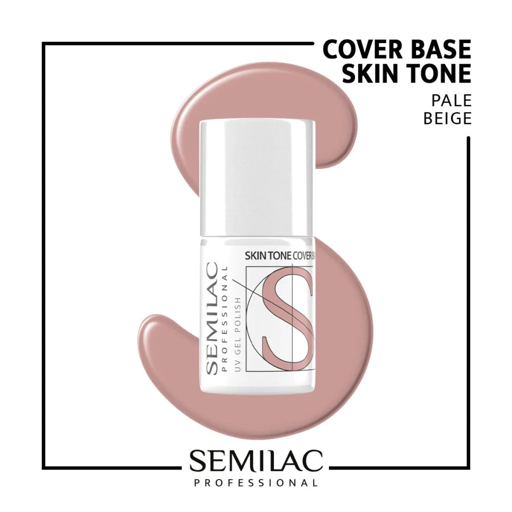 Semilac Professional Cover Base Pale Beige 11ml